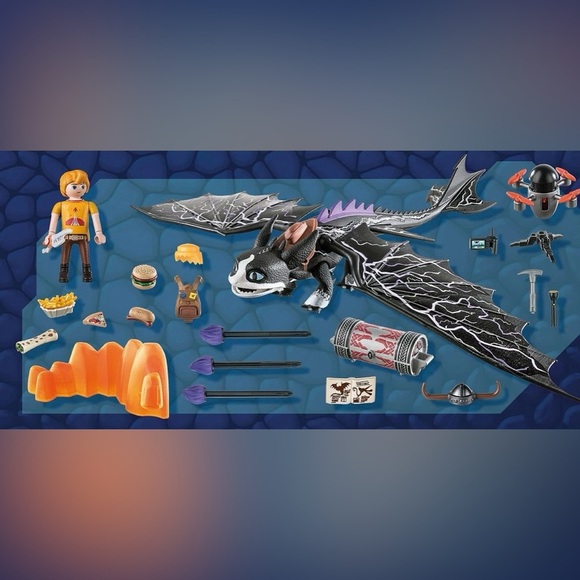 PLAYMOBIL Dragons Nine Realms: Thunder & Tom - BNIB 🐉⚡️ - Picture 3 of 5
